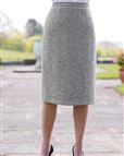 Huntingdon Wool Blend Straight Skirt